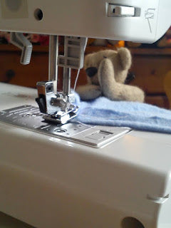 Today I Helped Hem Some Sheets For