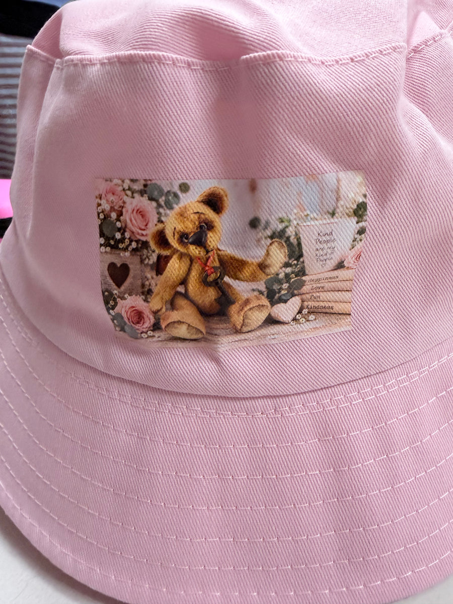 Pink Bucket Bucket Hat